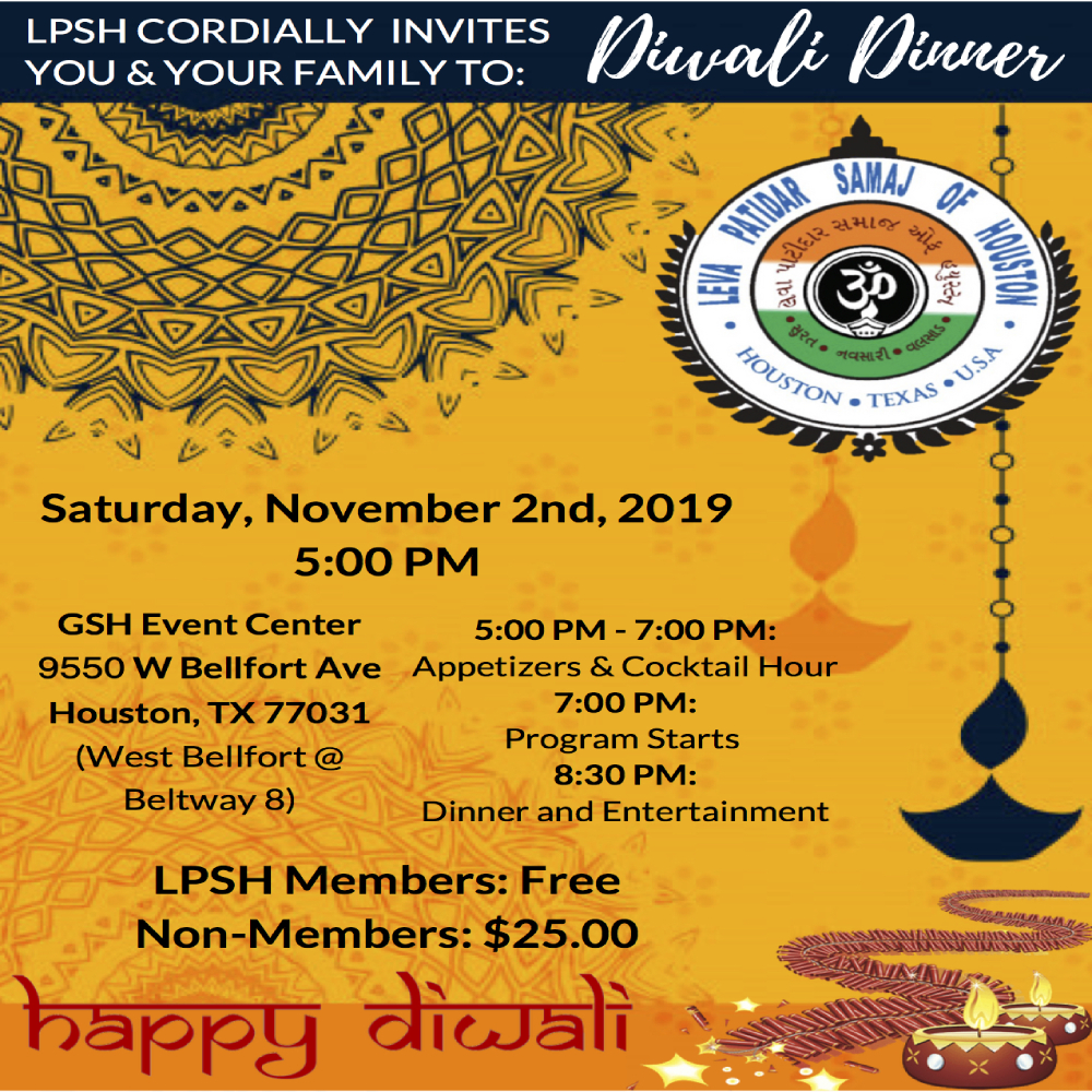 LPSH Diwali Dinner